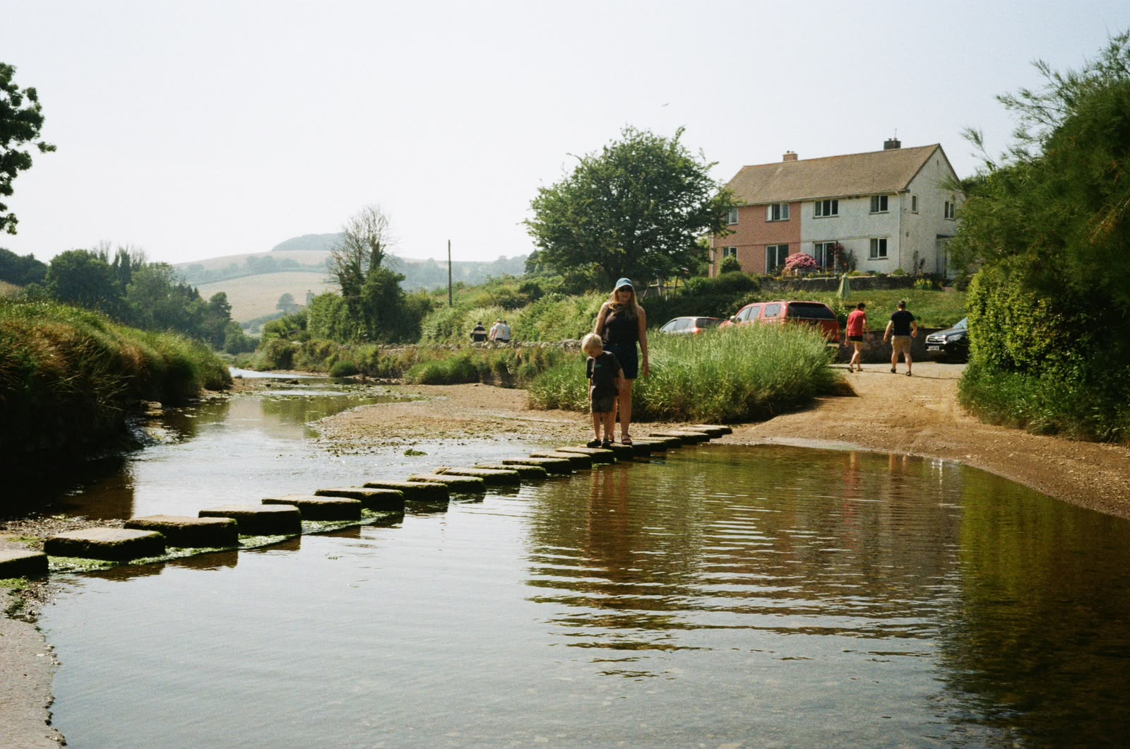 Stepping stones at South Pool