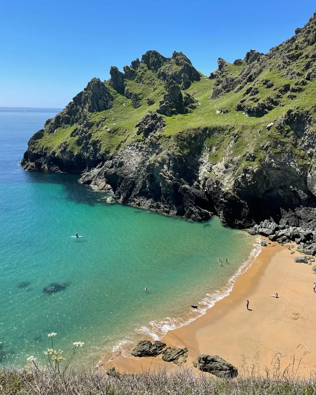Small sandy cove near East Prawle